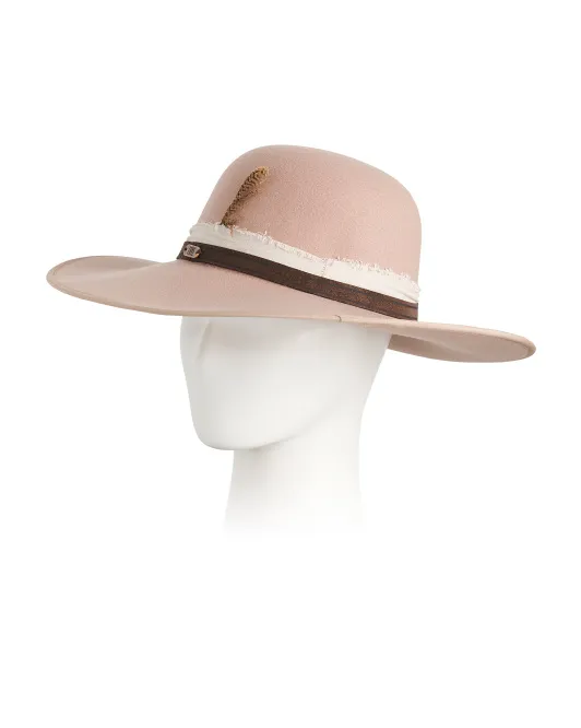 

Круглая шляпа с короной из искусственного фетра Frye, серо-коричневый