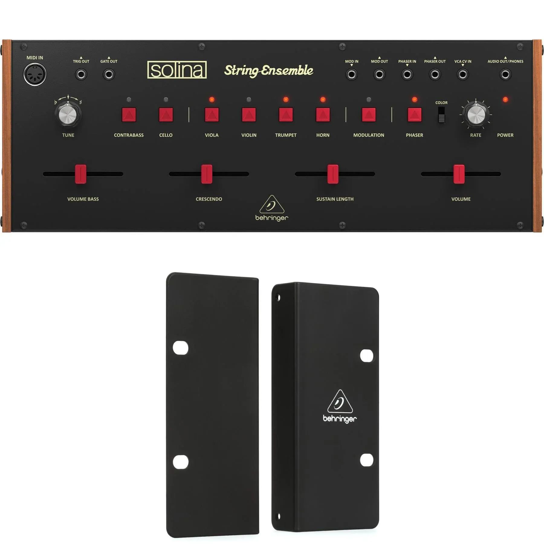 

Новый модуль аналогового синтезатора Behringer Solina String Ensemble и рэковые уши