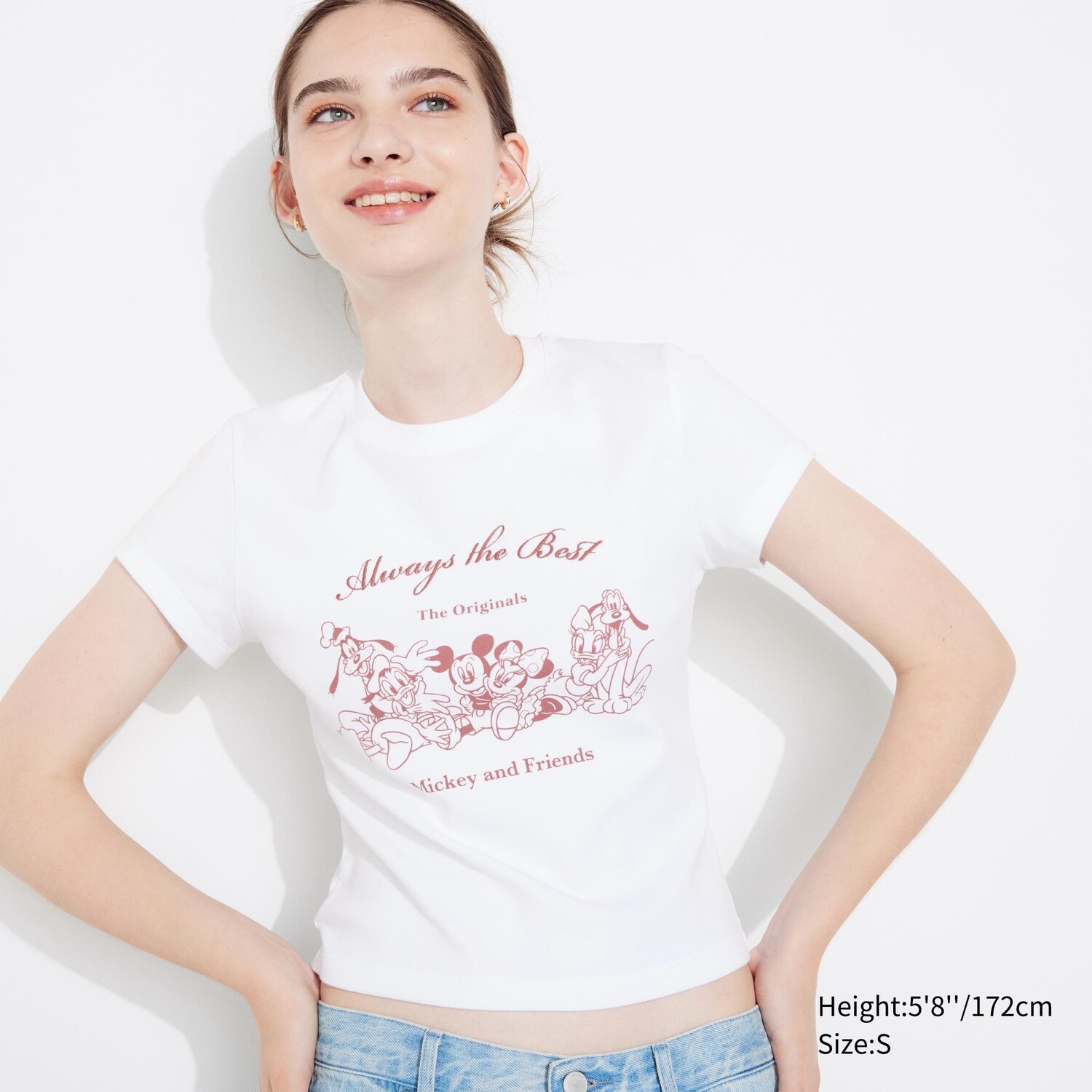 

Футболка Uniqlo Disney Collection c графикой, белый