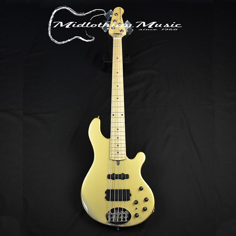 Басс гитара Lakland USA Series 55-94 Deluxe - Shoreline Gold Finish - 5-String Electric Bass цена и фото