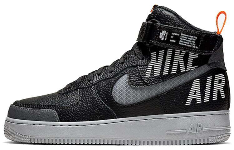 

Кроссовки унисекс для скейтбординга Nike Air Force 1 High Branding белый/черный