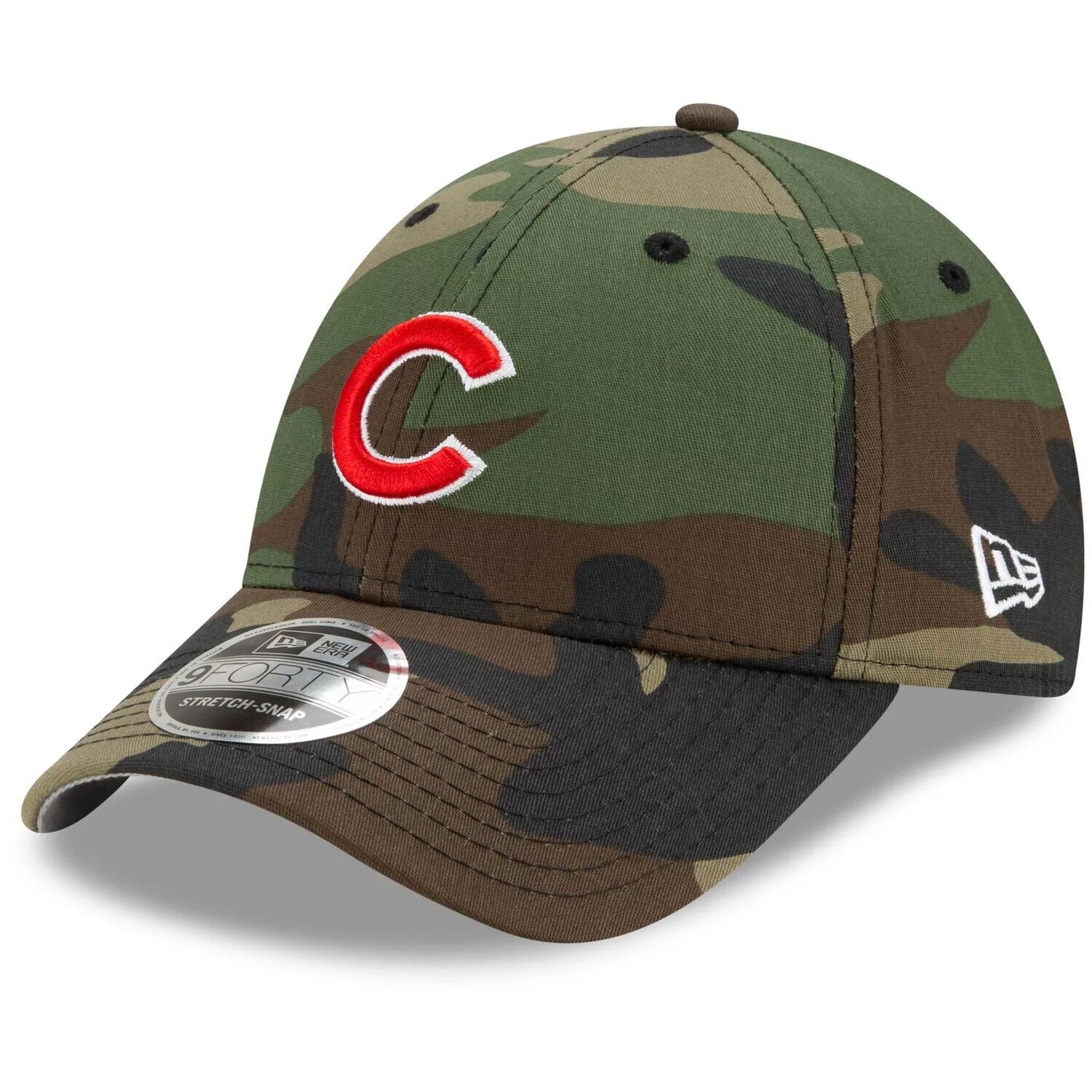 

Мужская кепка New Era Camo Chicago Cubs Latitude 9FORTY Snapback