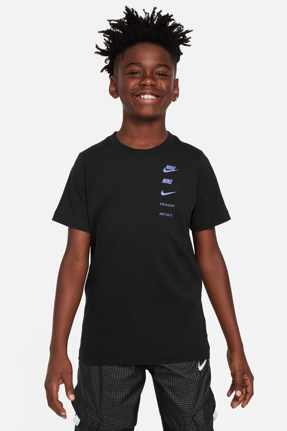 

Футболка с логотипом Nike, черный
