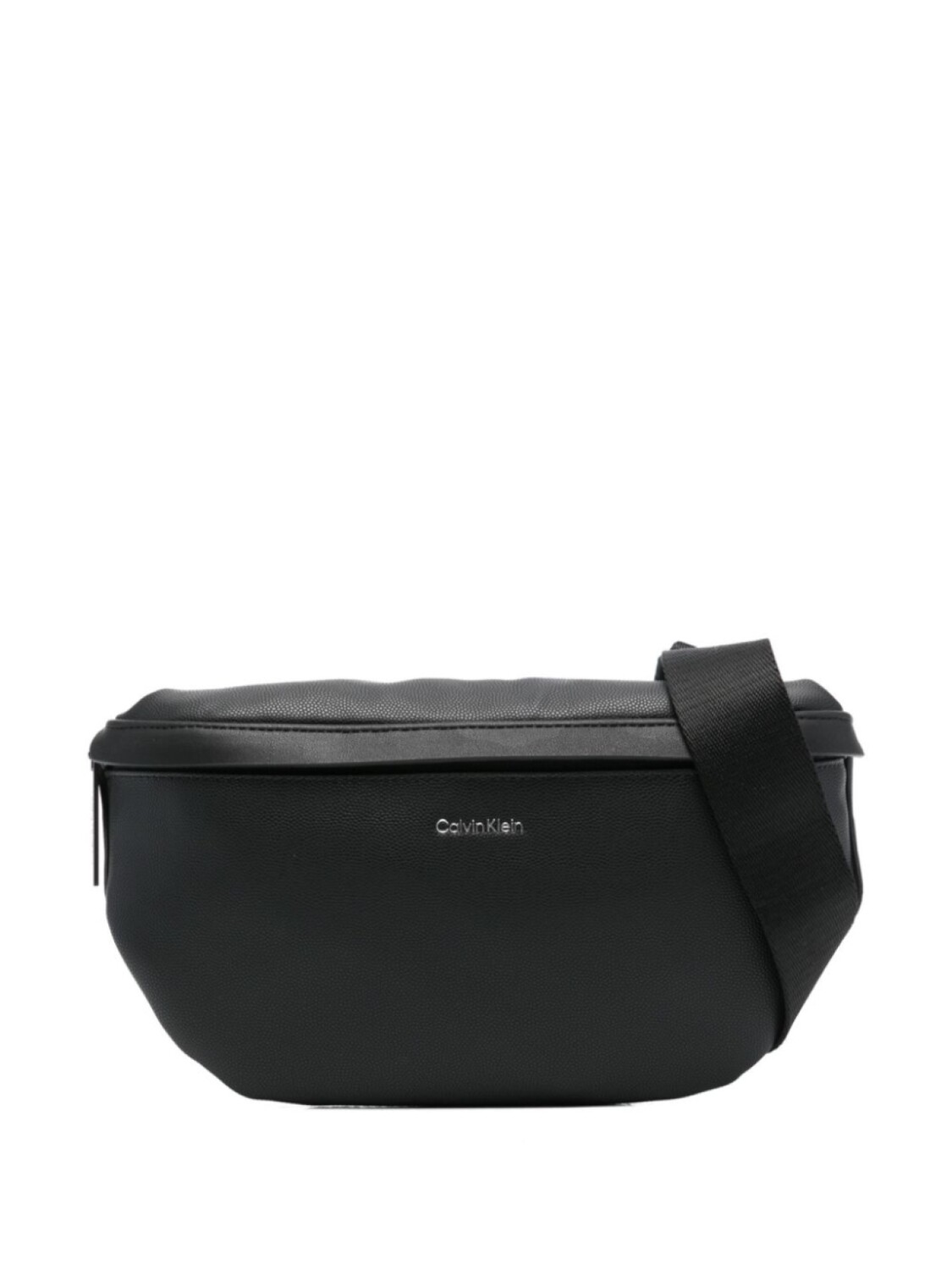 

Поясная сумка из зернистой кожи Calvin Klein, черный