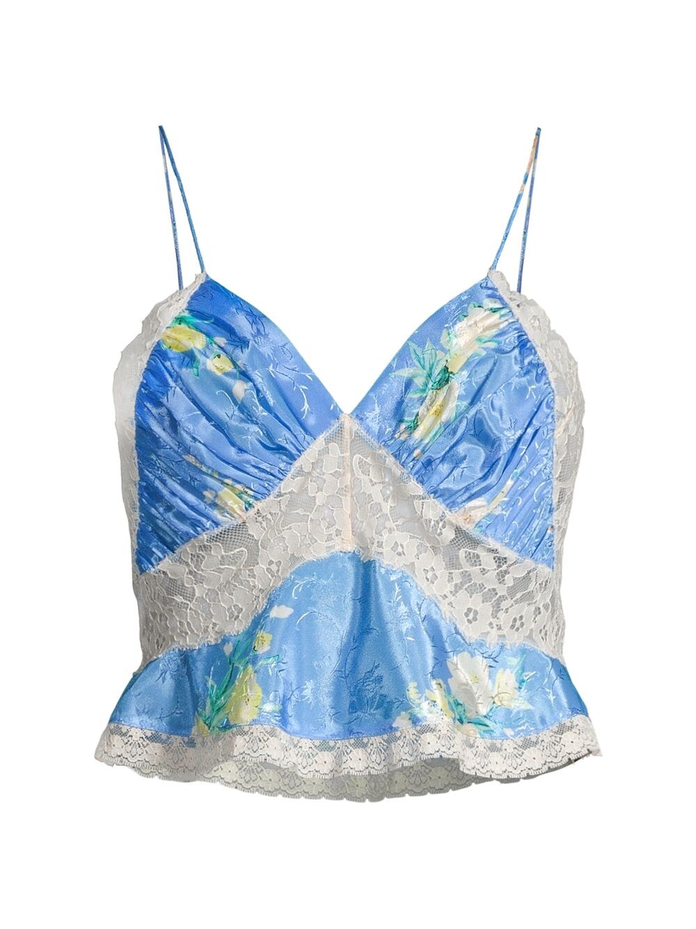 

Жаккардовая майка Boudior Spritely LoveShackFancy, синий