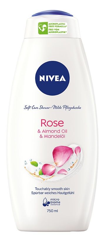 Nivea Rose & Almond Oil гель для душа, 750 ml