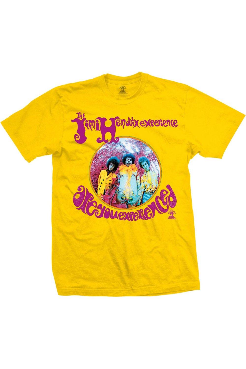 футболка вы опытный jimi hendrix черный Футболка «Вы опытный» Jimi Hendrix, желтый