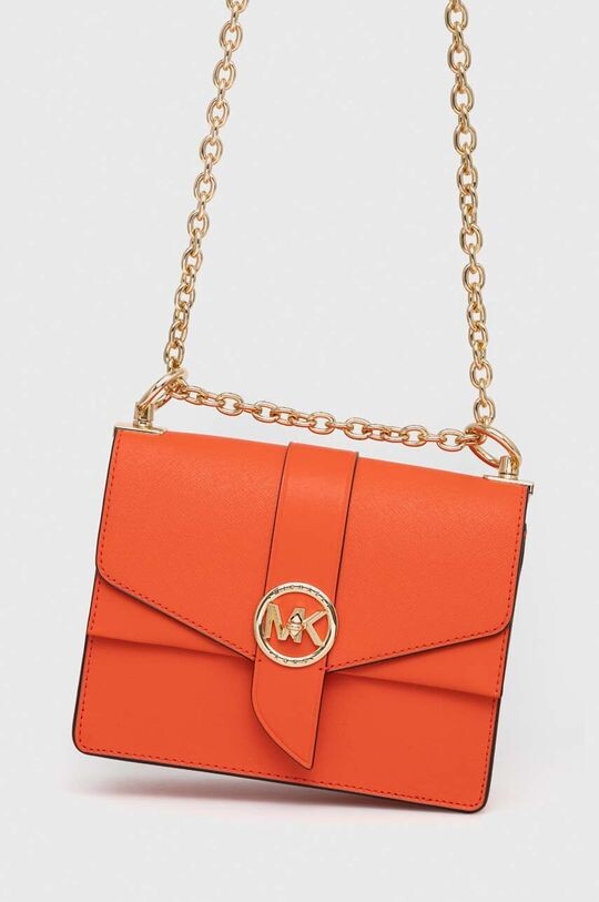 

Кожаная сумка MICHAEL Michael Kors, оранжевый