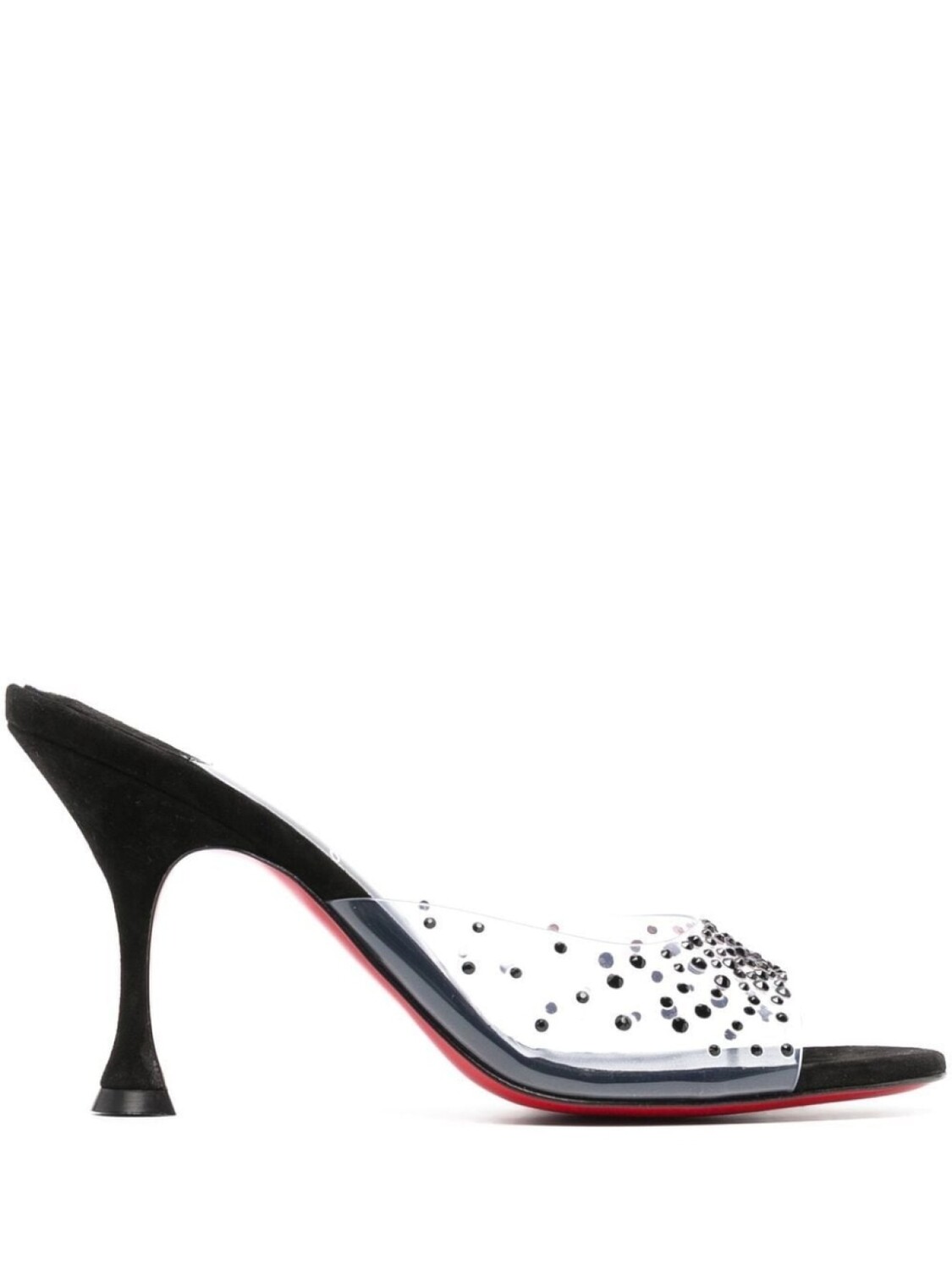 

Christian Louboutin босоножки с кристаллами, черный