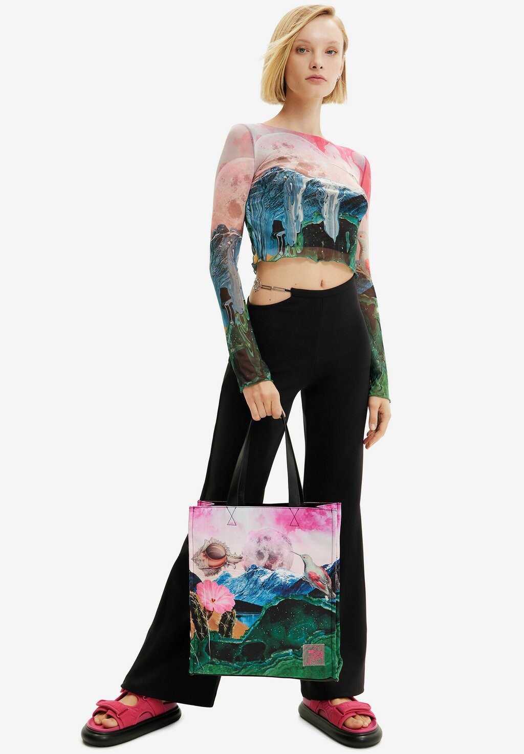 

Сумка для покупок Desigual, мультиколор