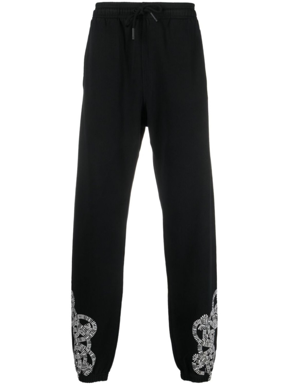 

Marcelo Burlon County of Milan спортивные брюки из органического хлопка с логотипом, черный
