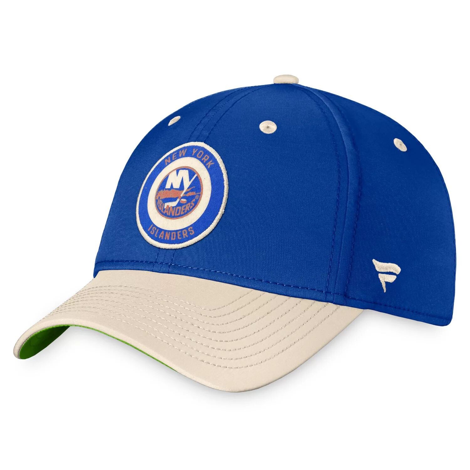 

Мужская гибкая кепка Fanatics Branded Royal/ Khaki New York Islanders True Classics Retro