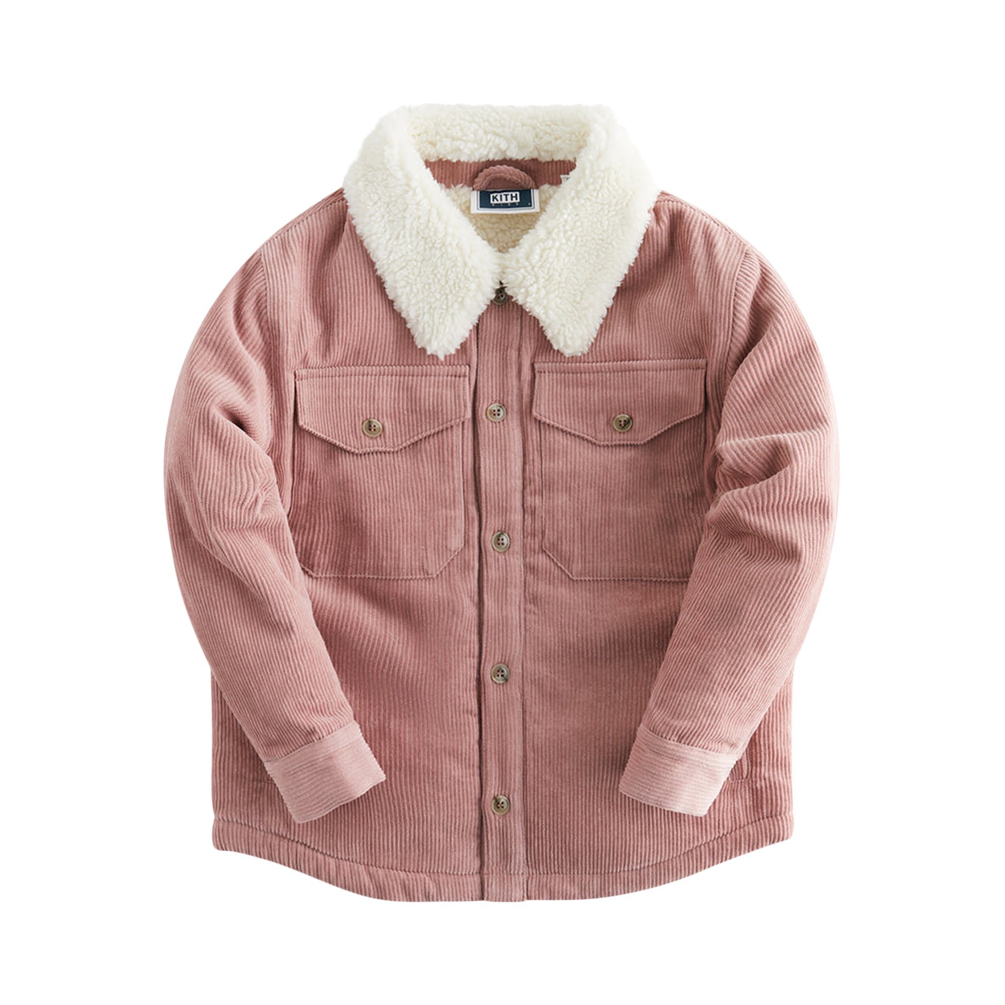 

Вельветовая куртка Kith Kids Classics, цвет Dusty Mauve