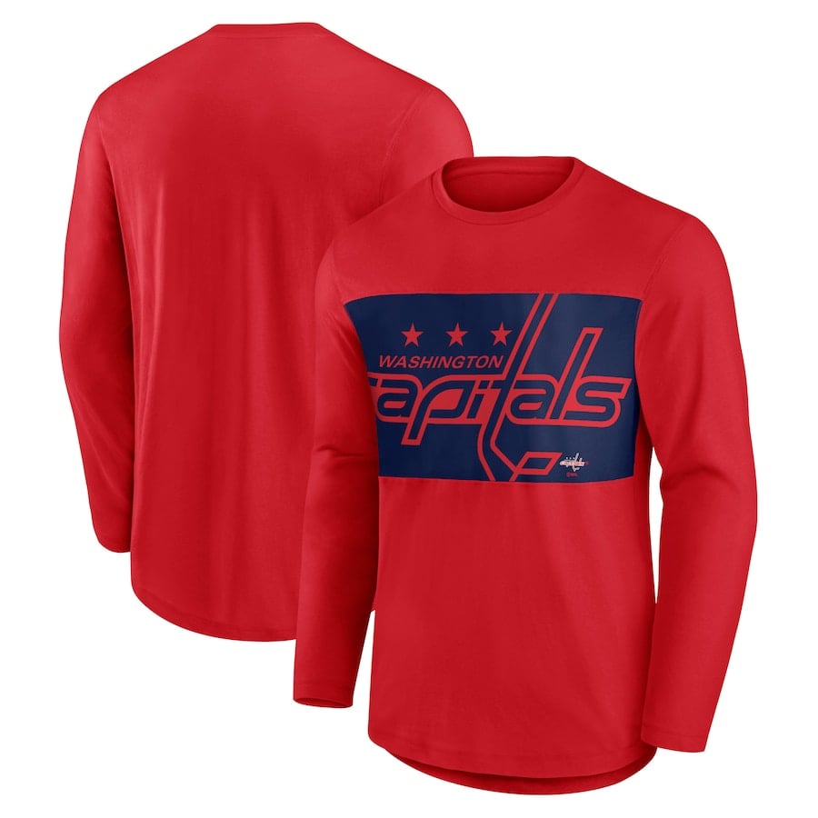 

Футболка с длинным рукавом Fanatics Branded Washington Capitals