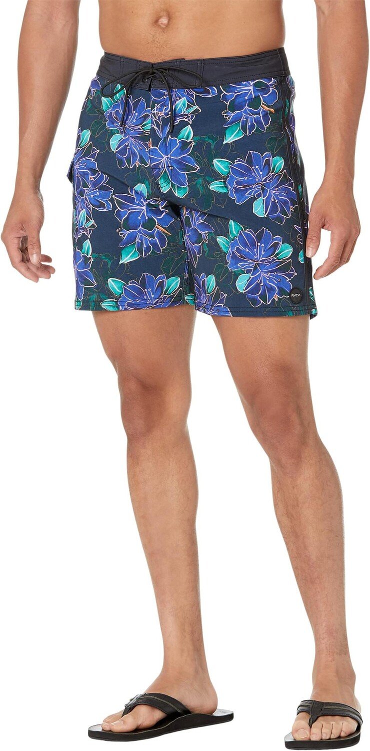 

Плавки RVCA Restless 17" Trunks, цвет Black Midnight