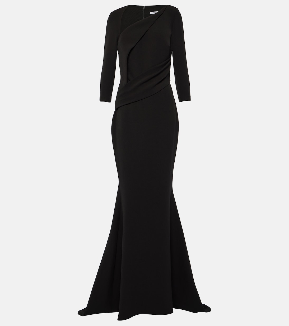 Креповое платье pollina Safiyaa, черный