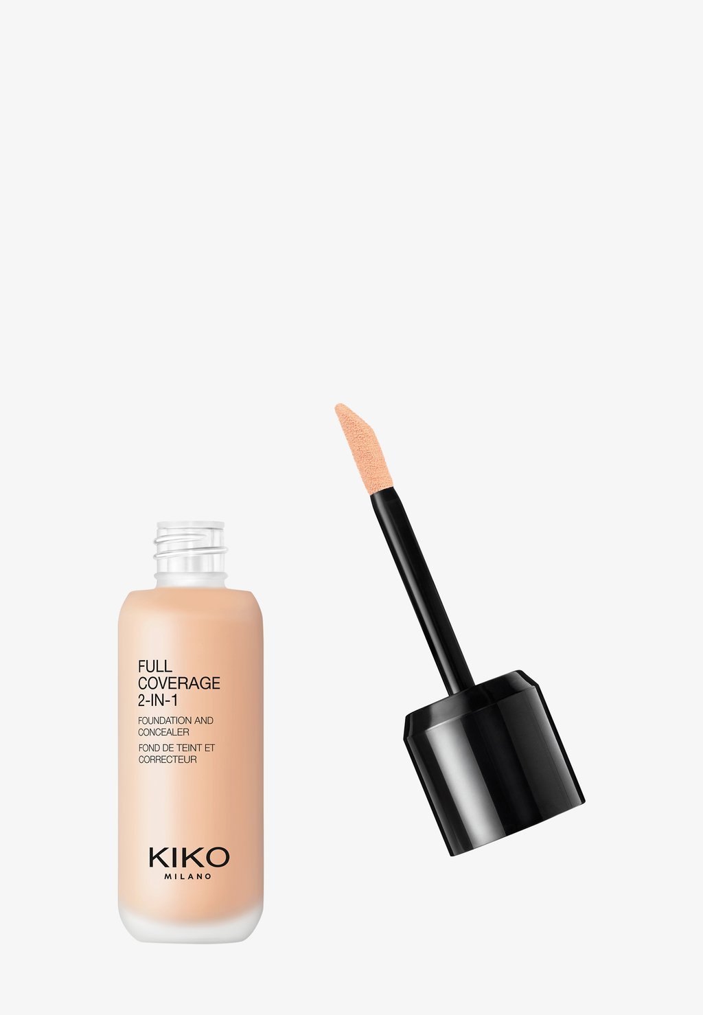 

Тональный крем Full Coverage 2 In 1 Foundation And Concealer KIKO Milano, цвет 01 warm rose