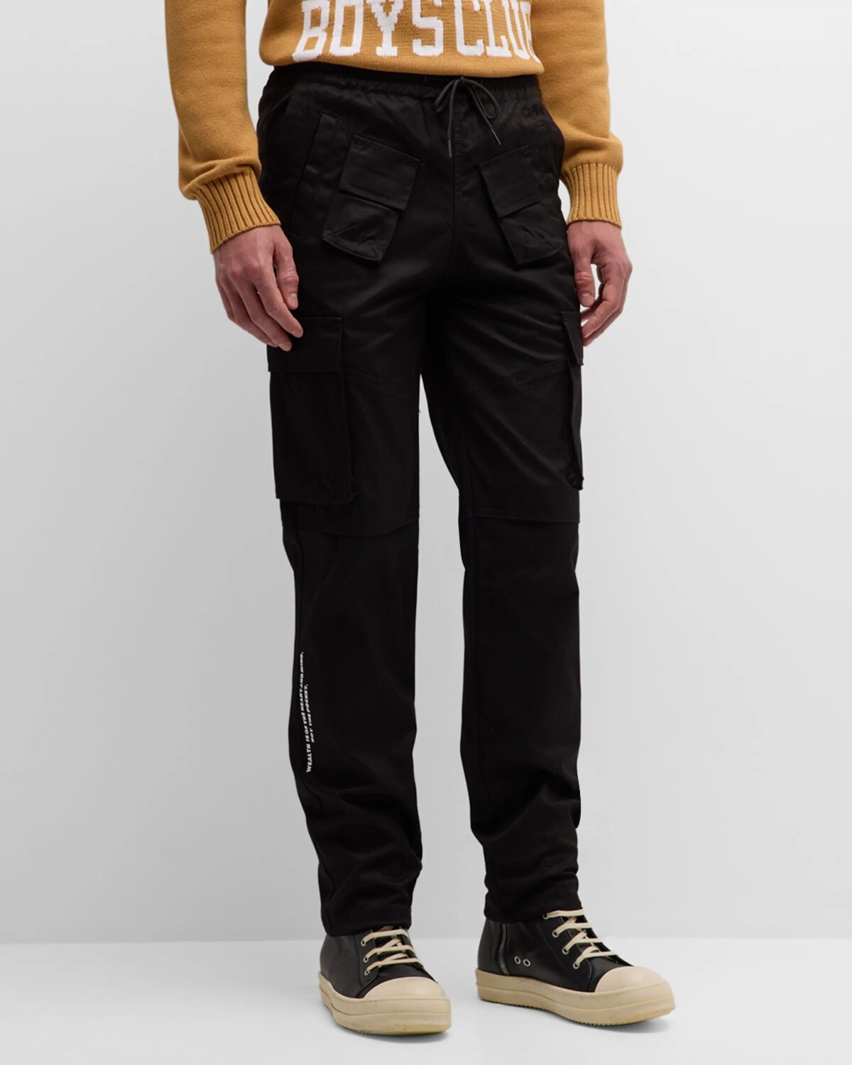 

Мужские хлопковые брюки-карго Flagship II Billionaire Boys Club, цвет Black