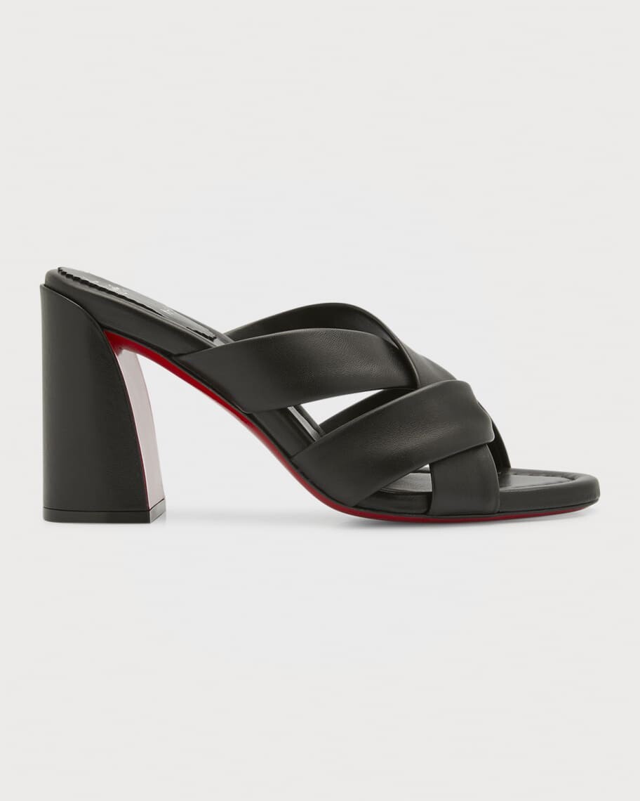 

Босоножки без задника Disco Napa с красной подошвой Christian Louboutin