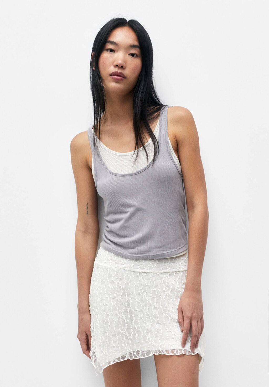 

Топ PULL&BEAR, бежевый