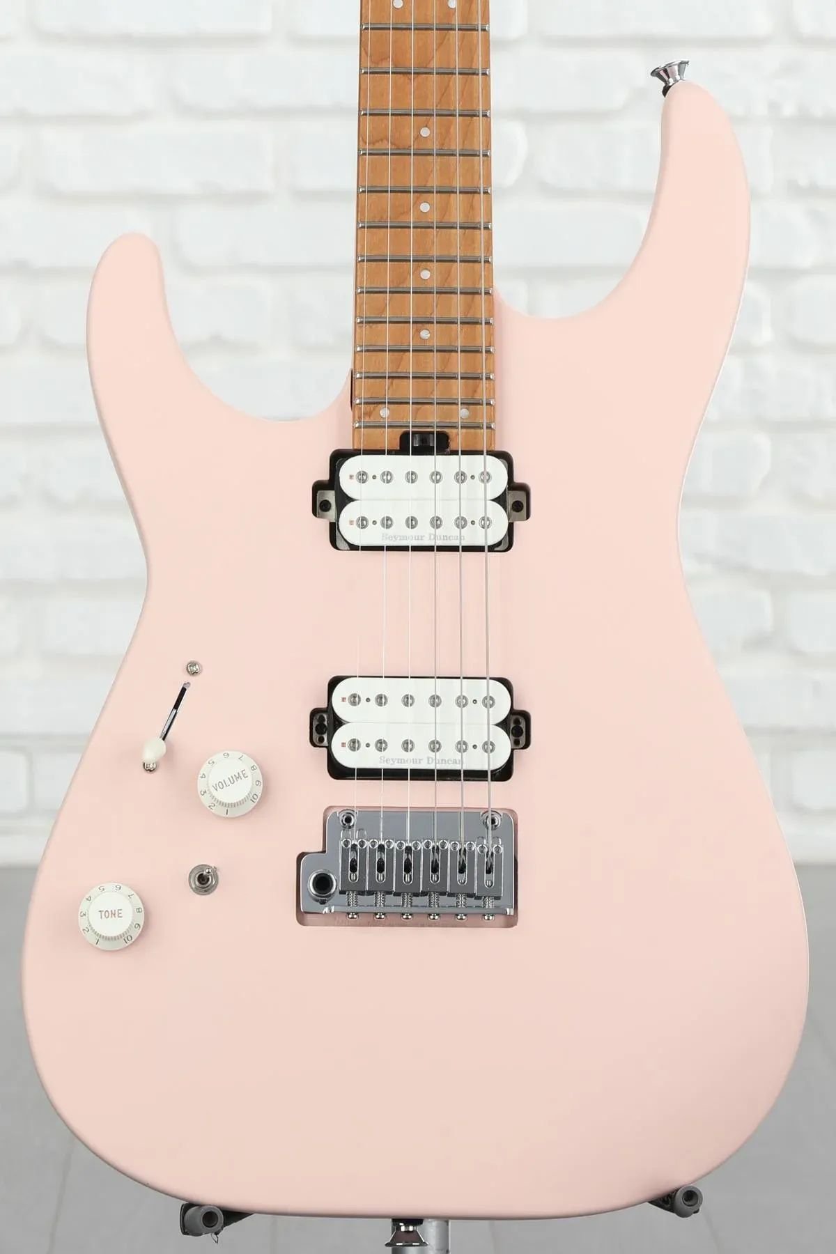 

Charvel Pro-Mod DK24 HH 2PT Леворукая электрогитара - Satin Shell Pink