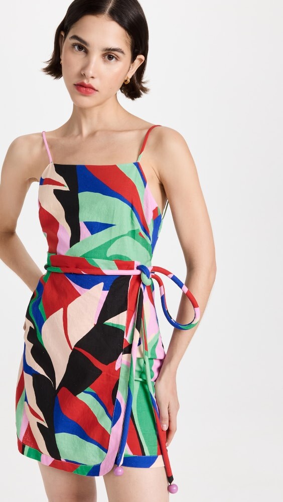 

Платье мини FARM Rio Colorful Monstera