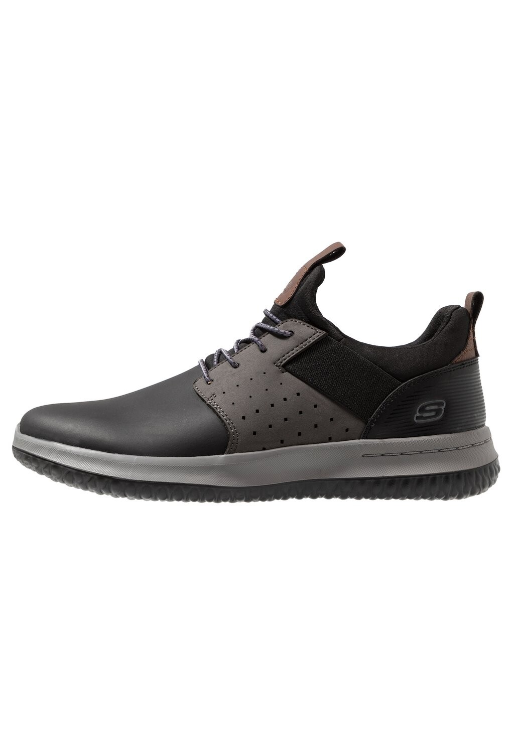 

Слипоны Skechers, черный/серый