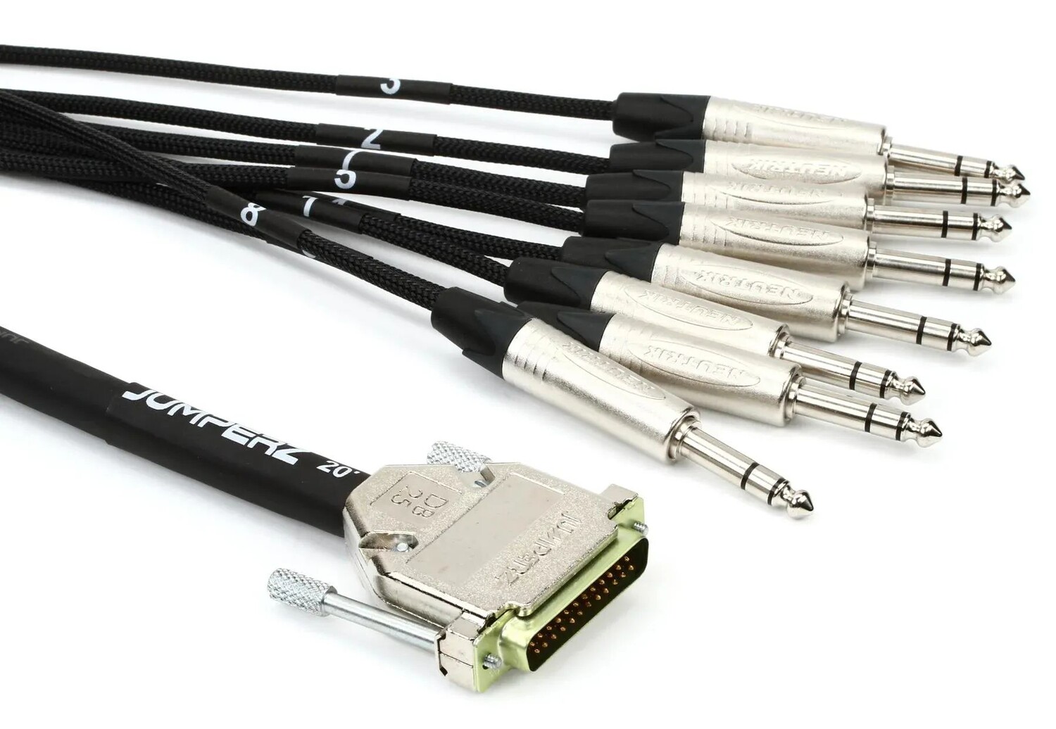 

JUMPERZ JDB25-TRS ZipLine DB25 — TRS 8-канальный аналоговый аудиоинтерфейсный кабель «папа» — 20 футов