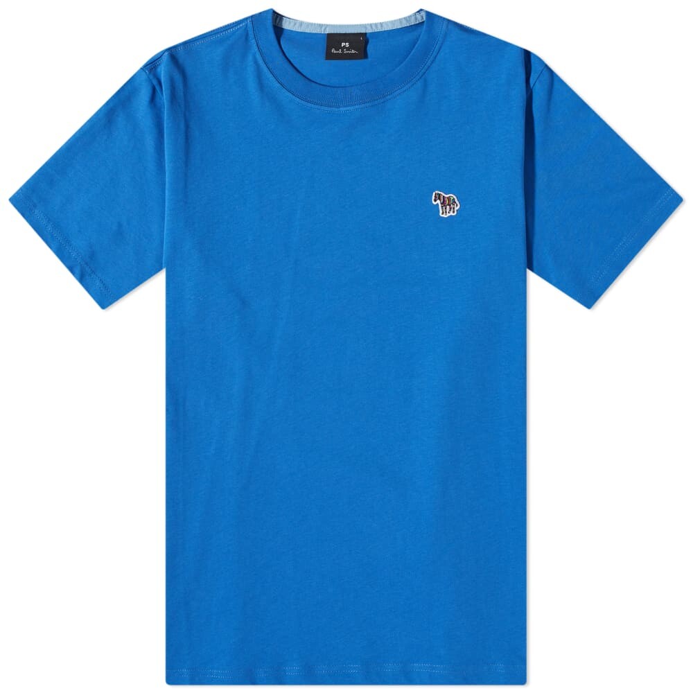

Футболка с логотипом Paul Smith и зеброй, синий