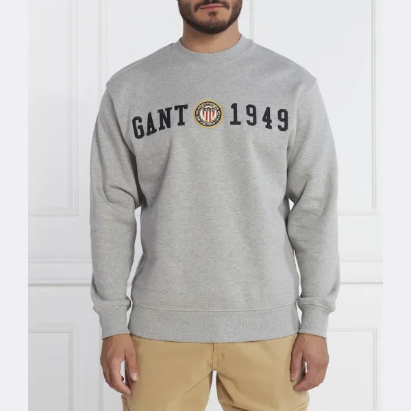 

Толстовка обычного кроя Gant, серый