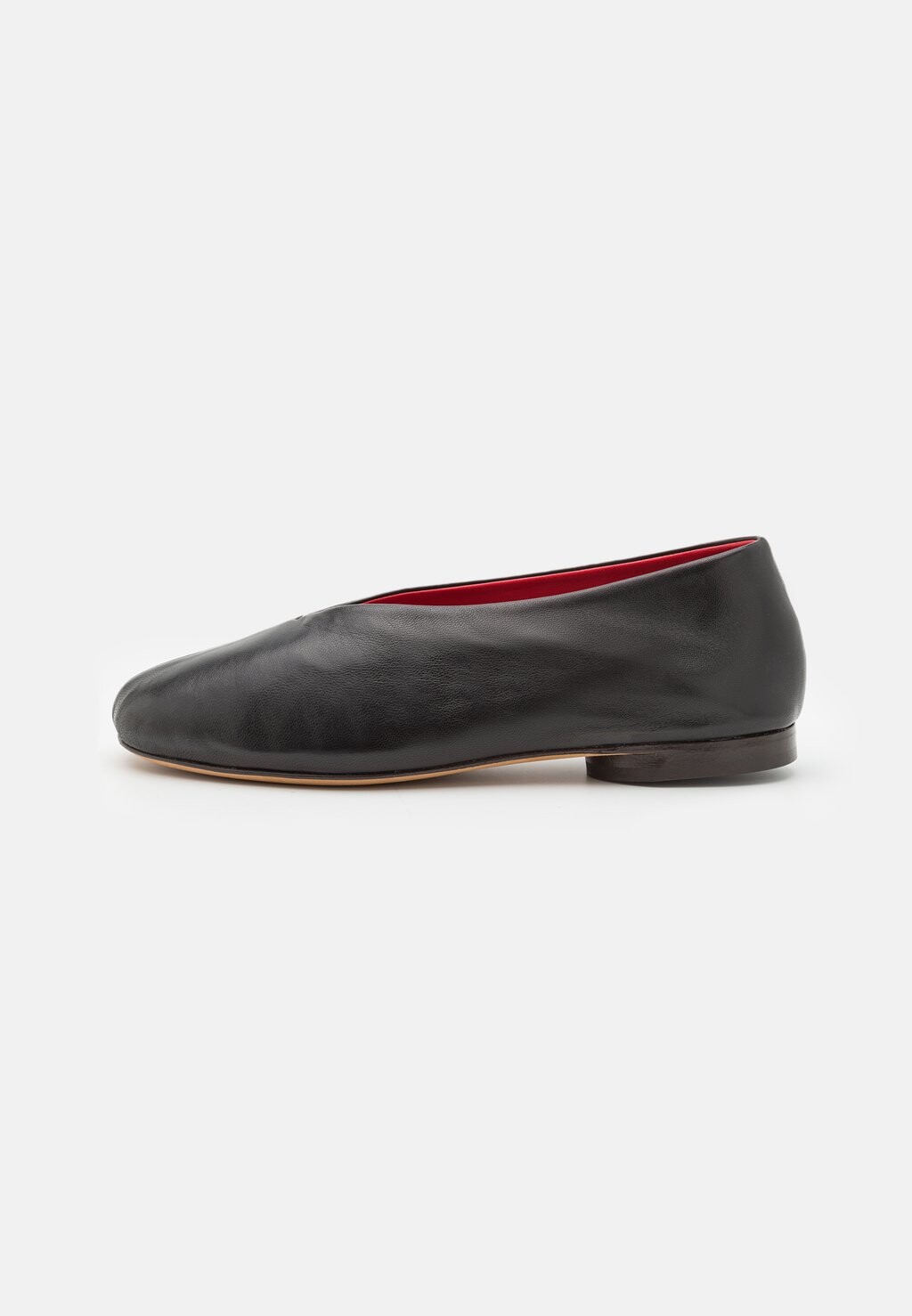 

Балетки Glove Flat Mansur Gavriel, цвет black/flamma