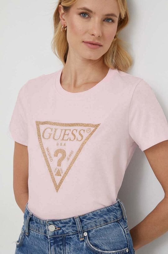 

Футболка Guess, розовый