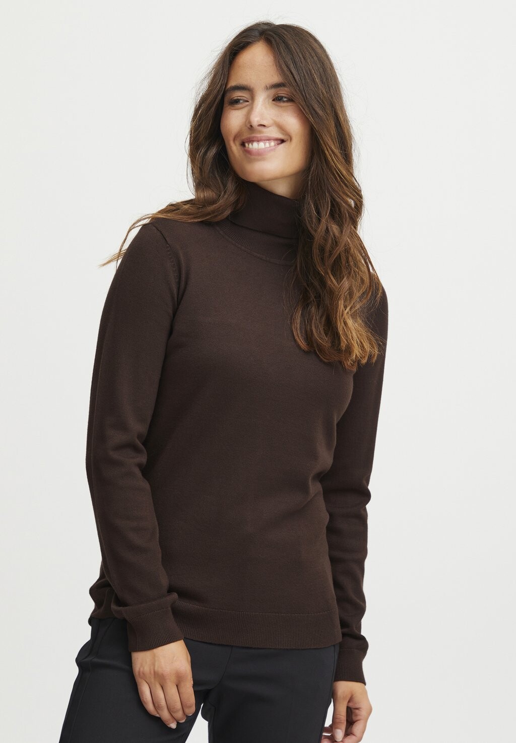 

Вязаный свитер PULLOVER BLUME Fransa, цвет molé