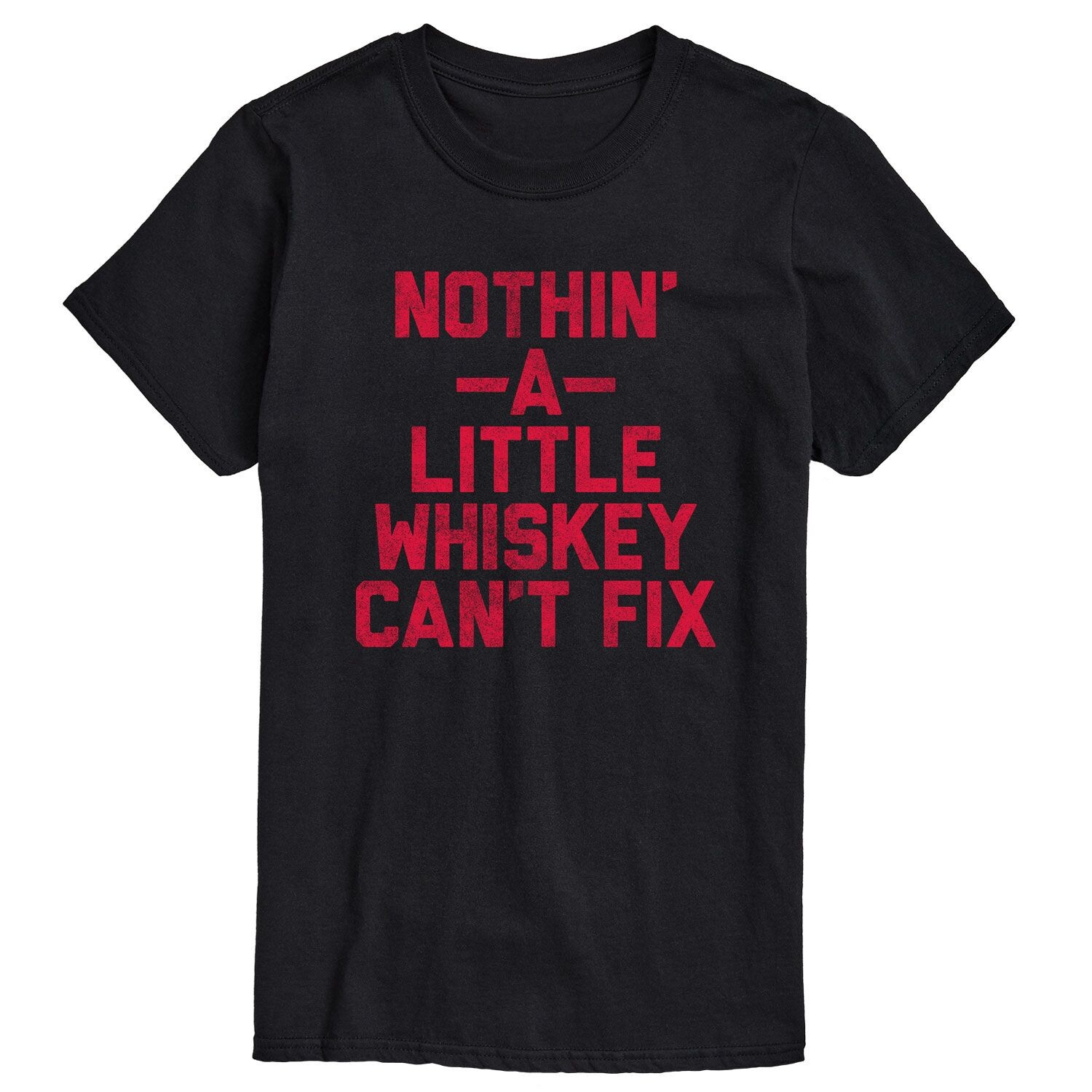 

Мужская футболка Nothin A Little Whisky Can't Fix с рисунком Licensed Character