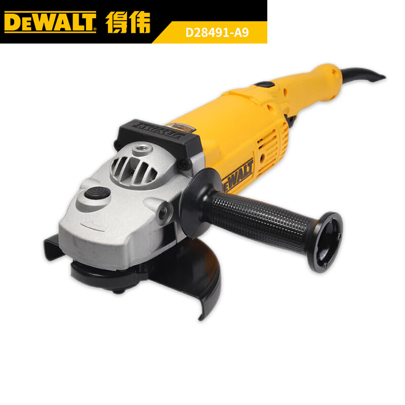 DEWALT D28491-A9 Угловая шлифовальная машина 180 мм, электрическая полировальная машина для резки, 2000 Вт, триггерный переключатель