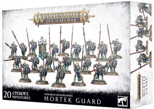 

Миниатюра Games Workshop Warhammer Age of Sigmar: Ossiarch Bonereapers - Mortek Guard