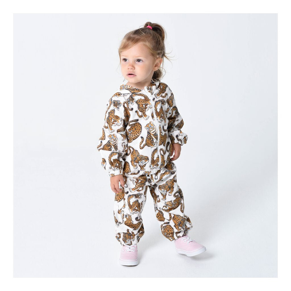 

Толстовка на молнии Off White Pop Tiger KENZO, белый