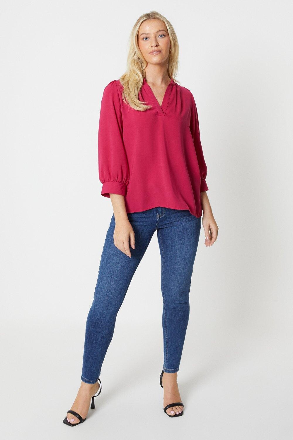 

Накладная блузка Dorothy Perkins, красный