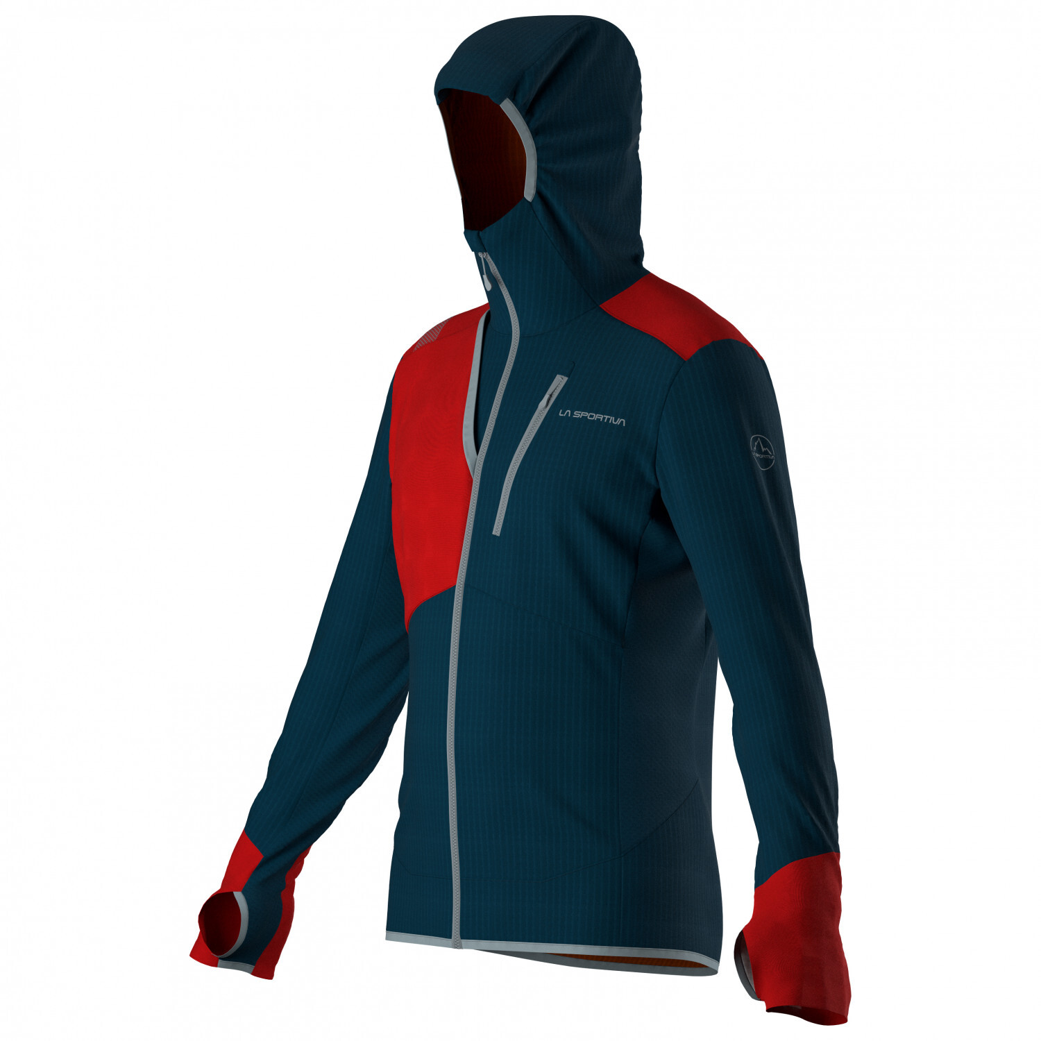 Флисовая жилетка La Sportiva Aequilibrium Thermal Hoody, цвет Storm Blue/Poppy куртка из софтшелла la sportiva women s aequilibrium softshell цвет storm blue red plum