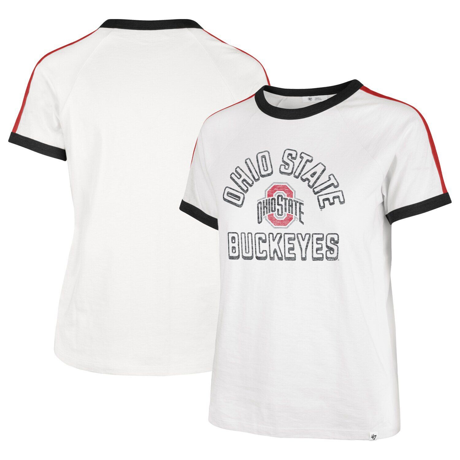 

Женская белая футболка '47 Ohio State Buckeyes Sweet Heat Peyton