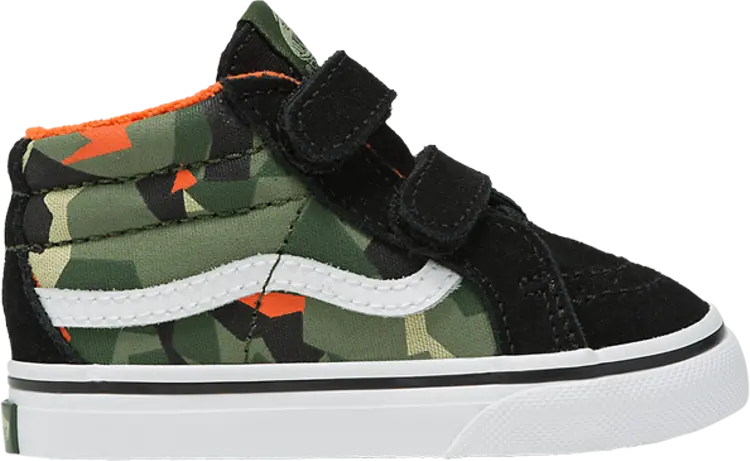 

Кроссовки Sk8-Mid Reissue V Toddler 'Geo Camo Black', черный