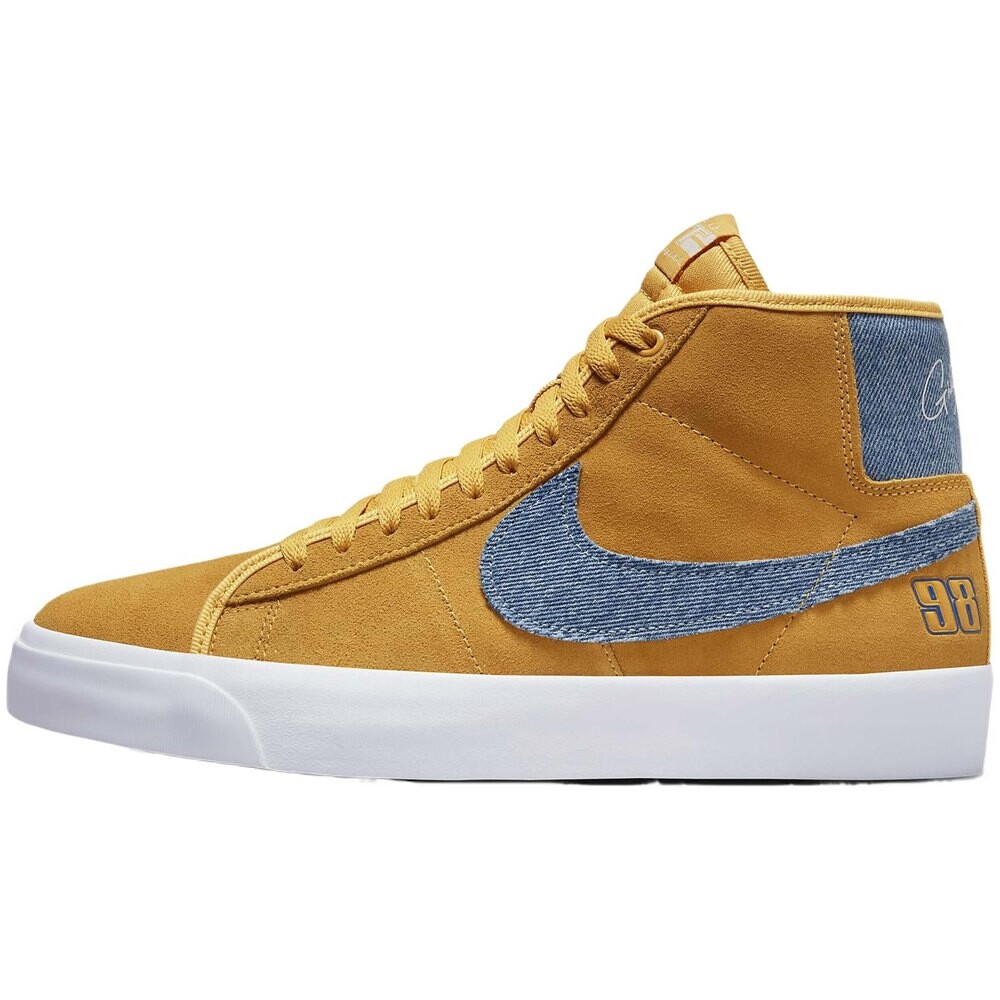

Кроссовки Nike Zoom Blazer Mid Pro GT Skate, золотой, Желтый, Кроссовки Nike Zoom Blazer Mid Pro GT Skate, золотой