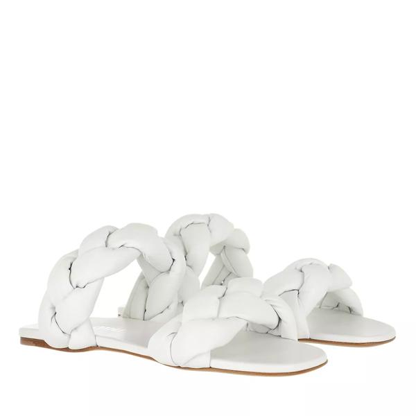 

Сандалии padded sandals leather Miu Miu, белый