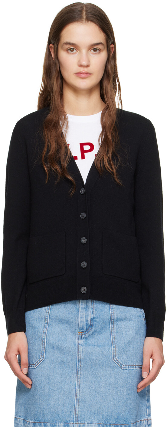 

Черный кардиган Луиза A.P.C.