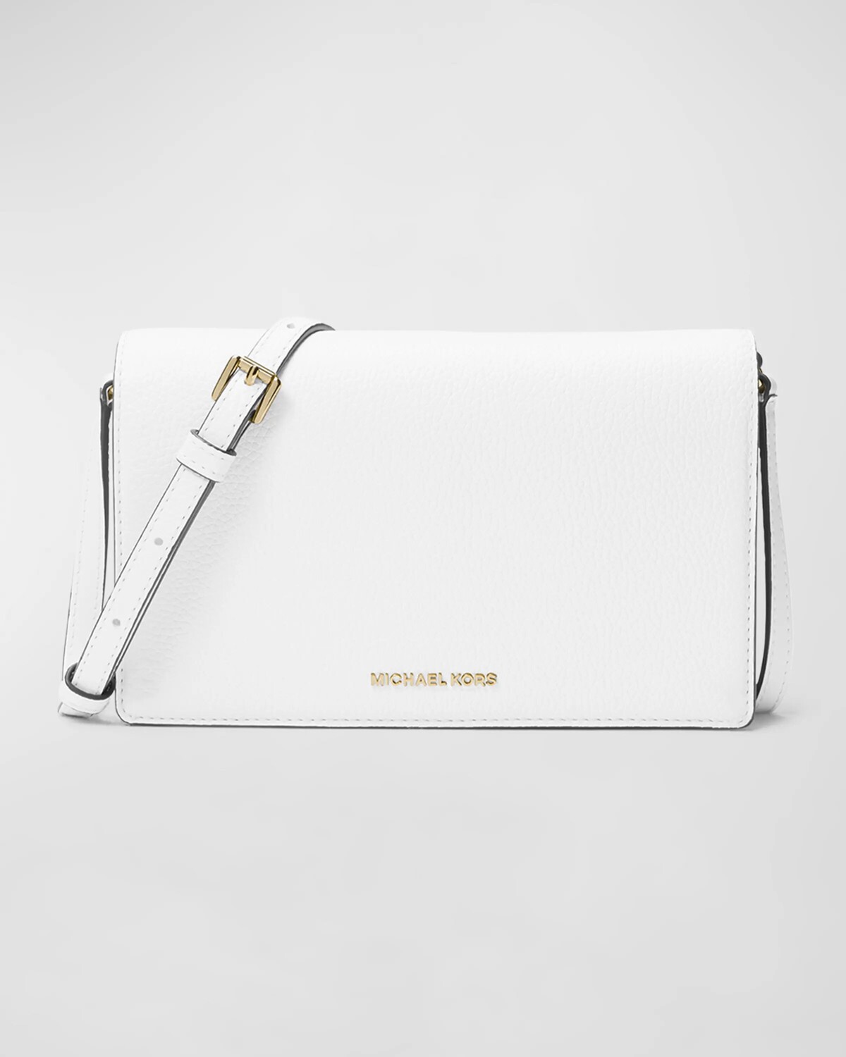 

Сумка через плечо Jet Set среднего размера с клапаном MICHAEL Michael Kors, цвет Optic White