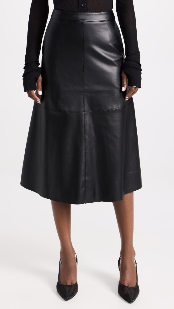 

Юбка Joe's Jeans The Lori Vegan Leather, черный