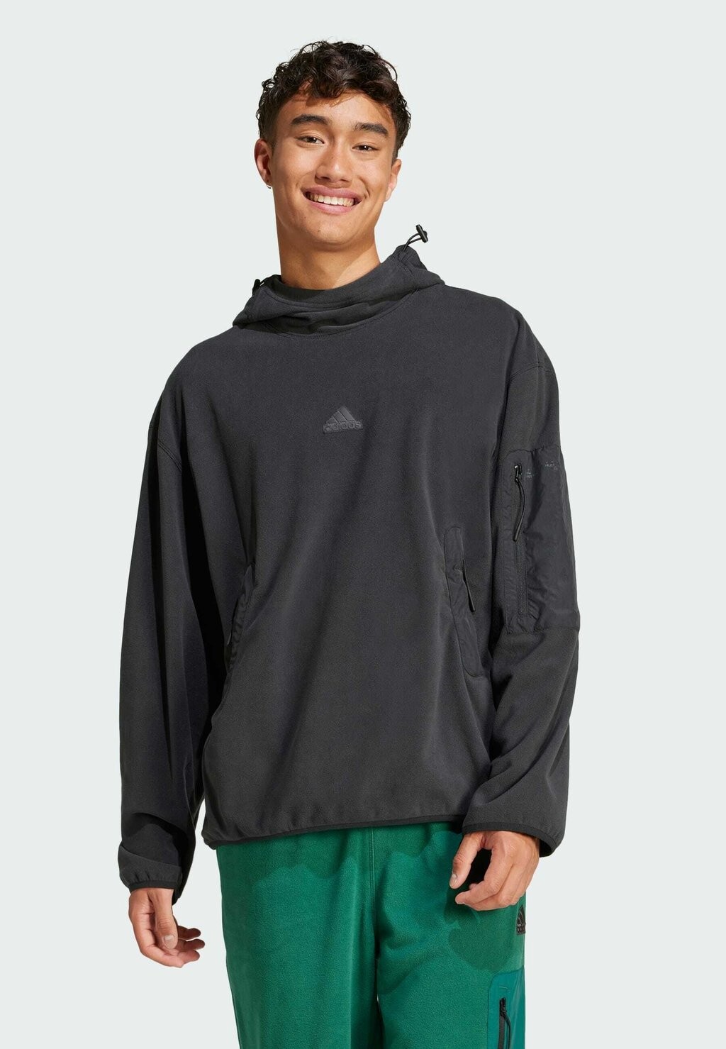 

Флисовый свитер CITY ESCAPE adidas, черный