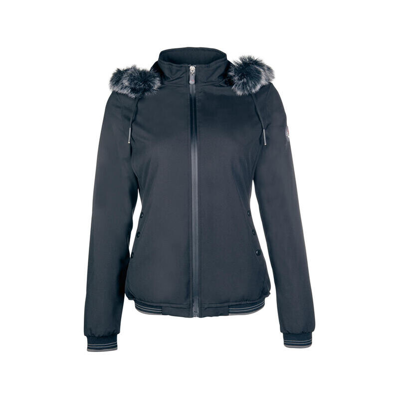 

Детская зимняя куртка трендовая черная HKM, цвет schwarz