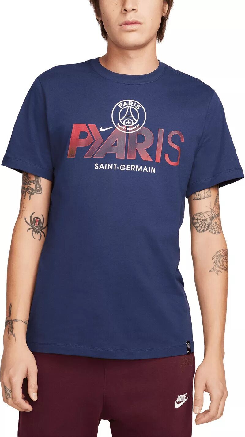 

Синяя футболка Nike Adult Paris Saint-Germain 2023 Mercurial