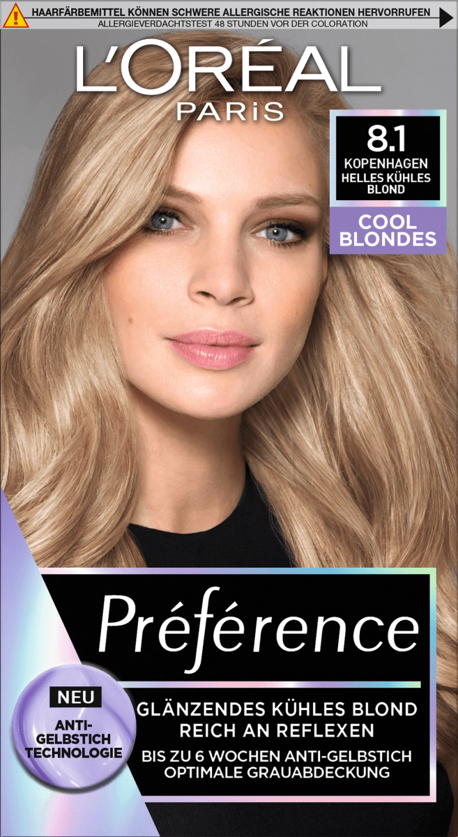 

Краска для волос 8.1 Cool Blonde Copenhagen 1 шт. L'Oreal